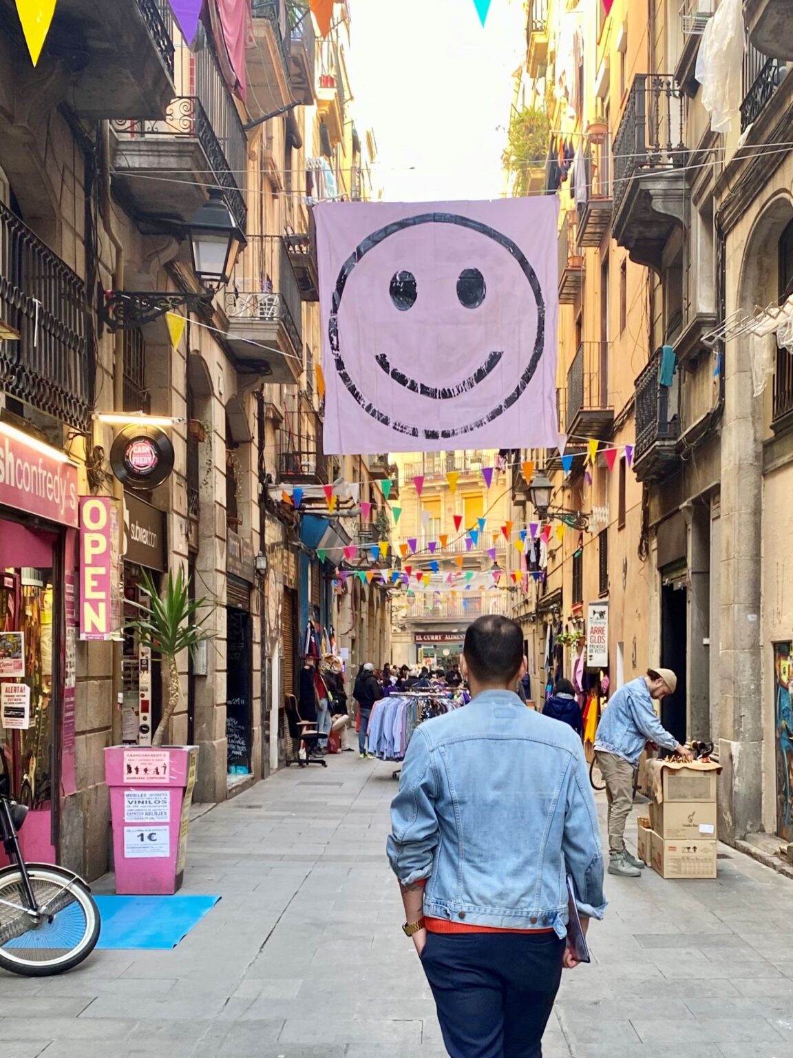 The art disctrict of Barcelona